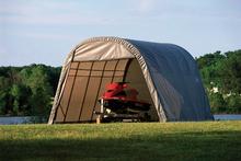 11'Wx16'Lx10'H round fabric shed
